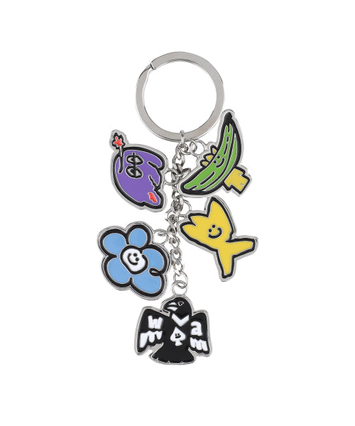 Friends Metal Keyring Multi