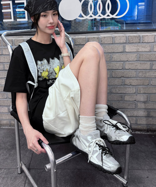 Kithe Mesh Sneakers Silver