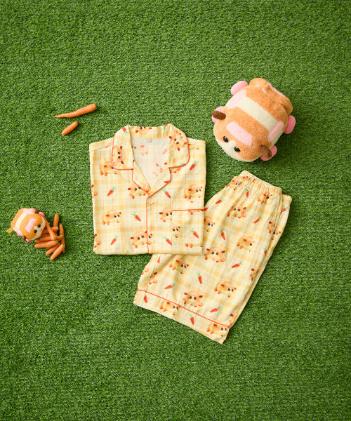 [Bbui Moruka] Short-sleeve Pajama (ORANGE)_SPPPF38U01