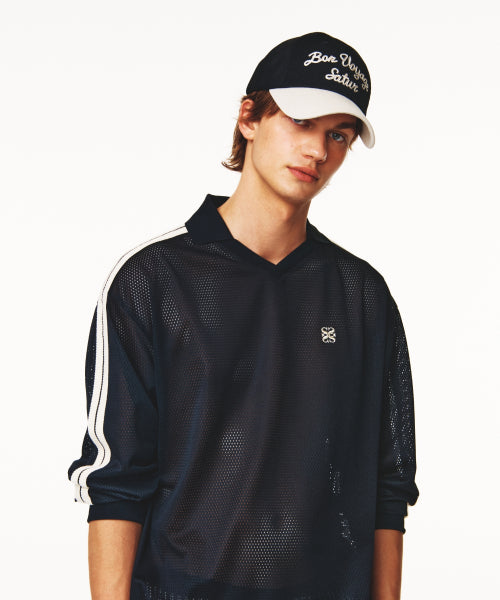 Lausanne Mesh Football Shirt Black