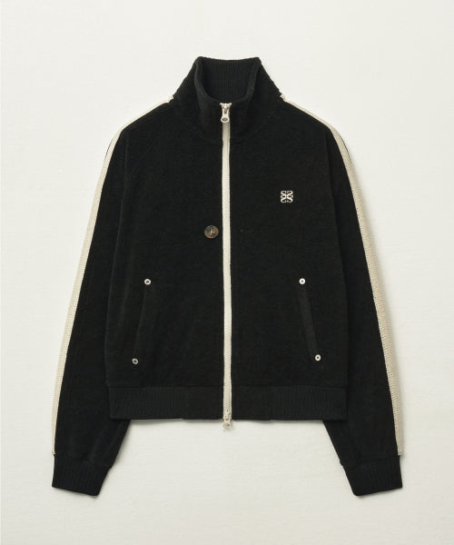 (W) Lawton Terry Track Zip-up Jacket Black