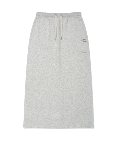 Women's sweat skirt oatmeal