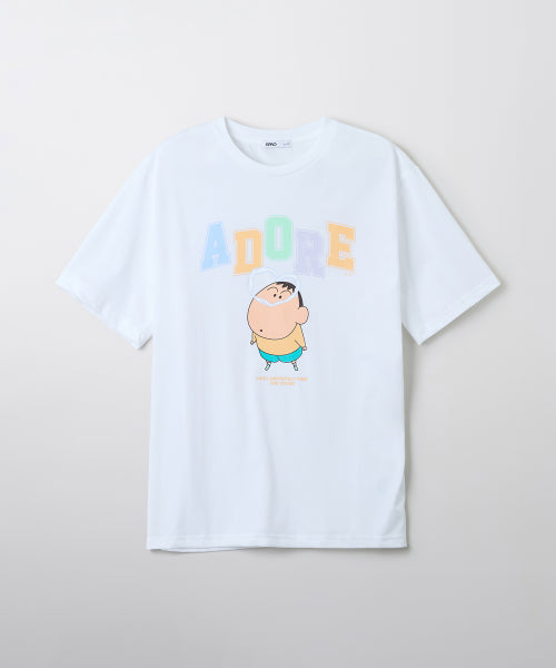 [Crayon Shin-chan] Unstoppable Crayon Shin-chan Short-Sleeved T-shirt (MIX)_ SPRLF37U11