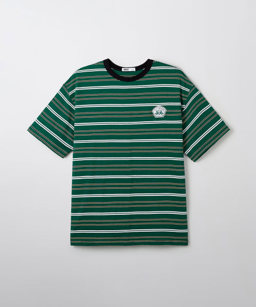 [Harry Potter] Stripe Short-Sleeved T-shirt (GREEN)_SPRLF37U18