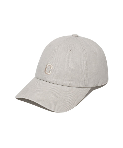 [STANDARD FIT] SMALL C LOGO PIGMENT BALL CAP