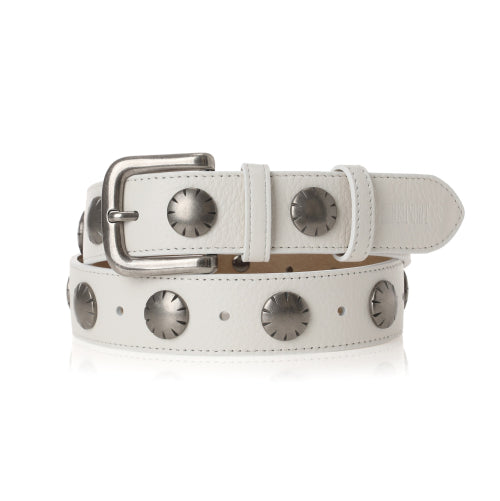 Big Stud Belt (white)