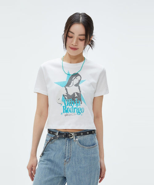 [Olivia Rodrigo] Short Sleeve T-shirt_SPRLF37U14