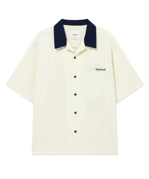 LETTERING RESORT HALF SHIRTS