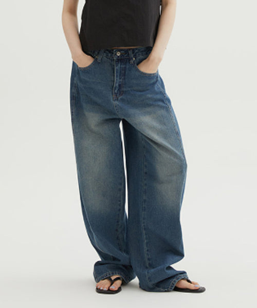 Women's Balloon Wide Jeans_SPTJF49G52