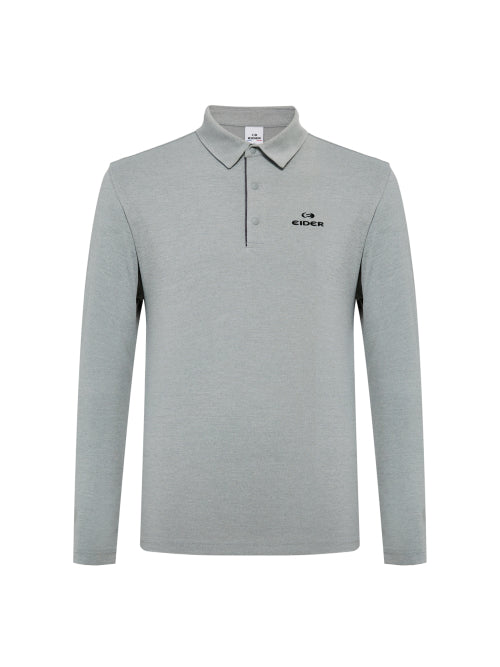 POP Potential Powerful Men's Polo T-shirt_Misty gray