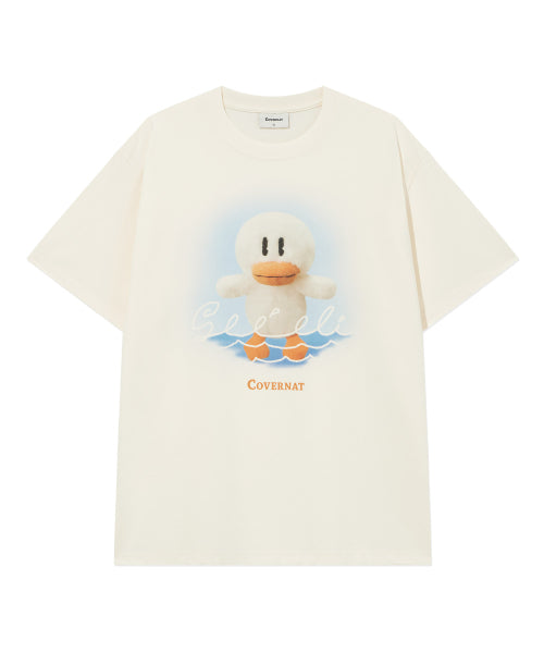 [SOOOL COLLABORATION] COOL COTTON OL-DUCK GRAPHIC T-SHIRT