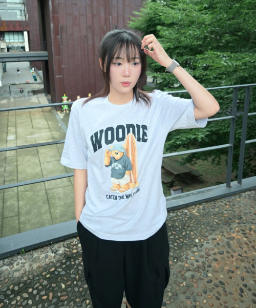 (Woody) Surf Heritage Short-Sleeved T-Shirt_SRPF37C51