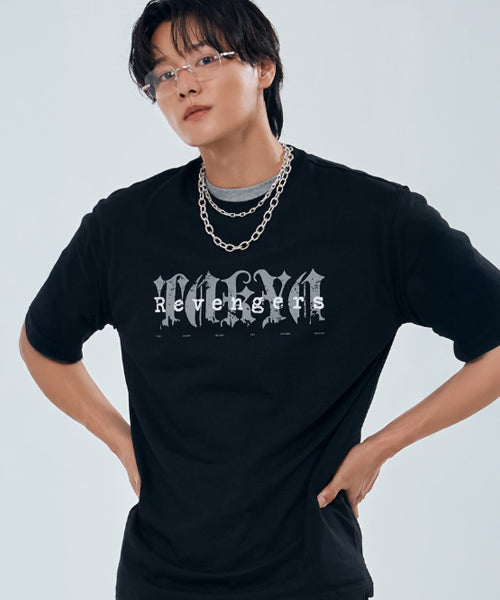 [Tokyo Revengers] Short-sleeved T-shirt (BLACK)_SPRLF38U10