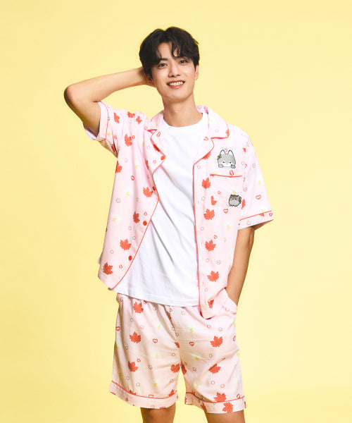 [Scosism] Short-Sleeved Pajamas (RED)_SPPPF38U11