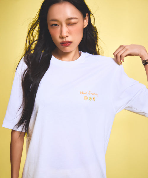 [Scosism] Short-sleeved T-shirt (ORANGE)_SPRLF38U12