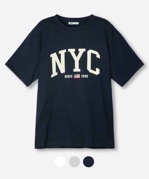 NYC Graphic Short-sleeved T-shirt_SPRPF38C61
