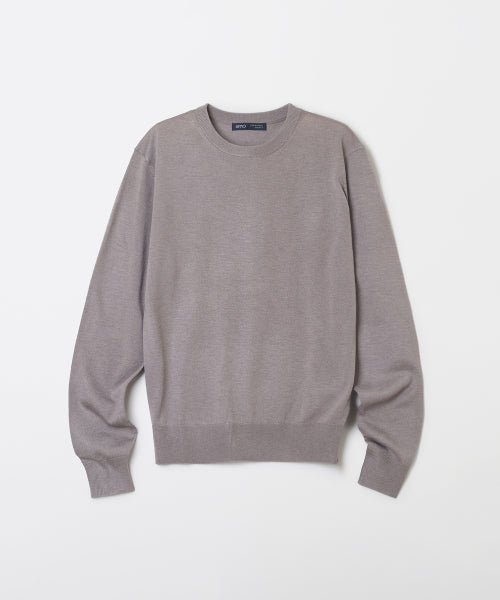 [Merino Wool Blend] Women's Round Neck Knitwear_SPKWF49W05