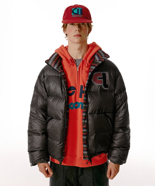 Boogle Reversible Down Jacket Brown