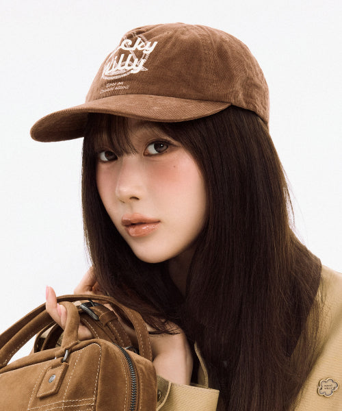 Corduroy Vintage Printed Cap (2 colors)