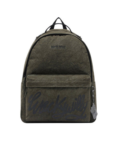 Crackwashing Daily Backpack Khaki