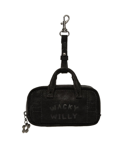 Mini Bag Keyring Black