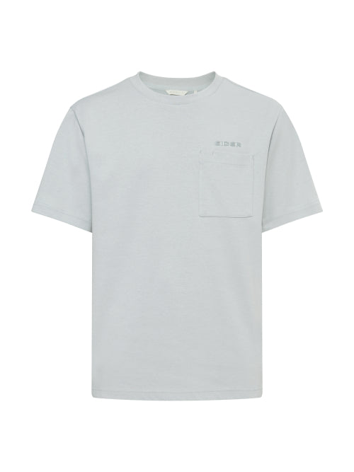 LAYER 7 (Layer 7) Men's Short-sleeved Round T-shirt_Snow gray