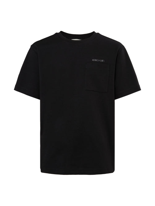 LAYER 7 (Layer 7) Men's Short-sleeved Round T-shirt_Black
