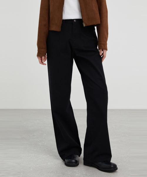 [Daily] Twill Cotton Wide Pants_STPCF49G01