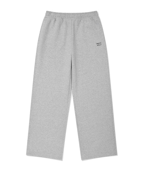 Women's Semi-Wide Sweatpants Gray