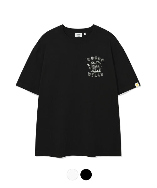 Drawing Graphic Short-sleeved T-shirt (2 colors)