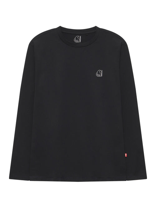 Small Polar Bear Sorona Long Sleeve T-shirt - U_Black