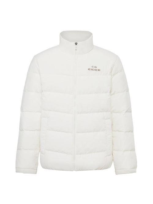 POP Basic Men's Stand-Neck Down Jacket_Cream