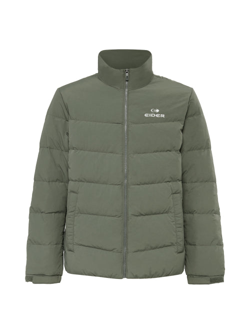 POP Basic Men's Stand-Neck Down Jacket_URBAN KHAKI