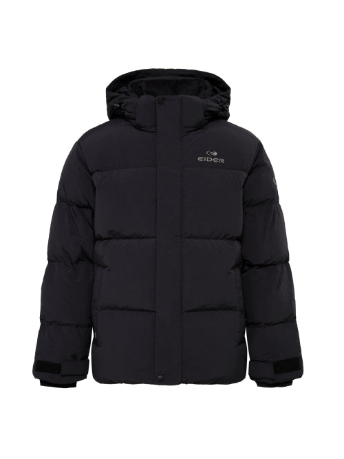POP Basic Men's Middle Down Jacket_Black