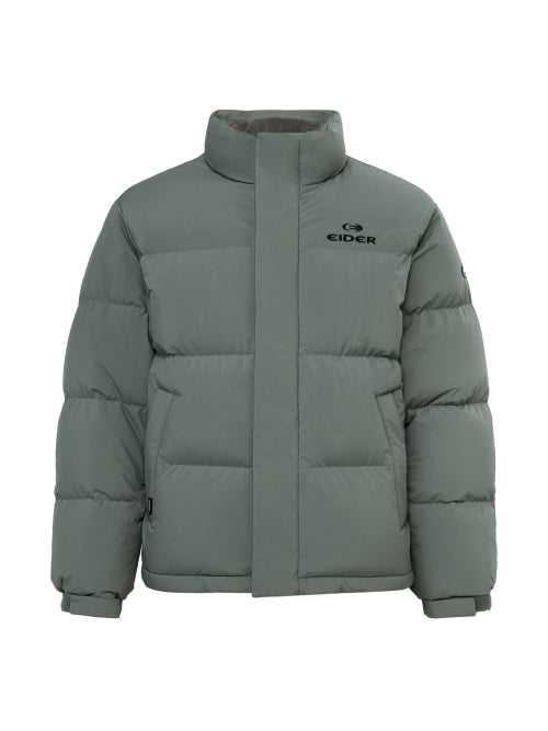 POP Puffer UNI Down Jacket_GREEN GREY