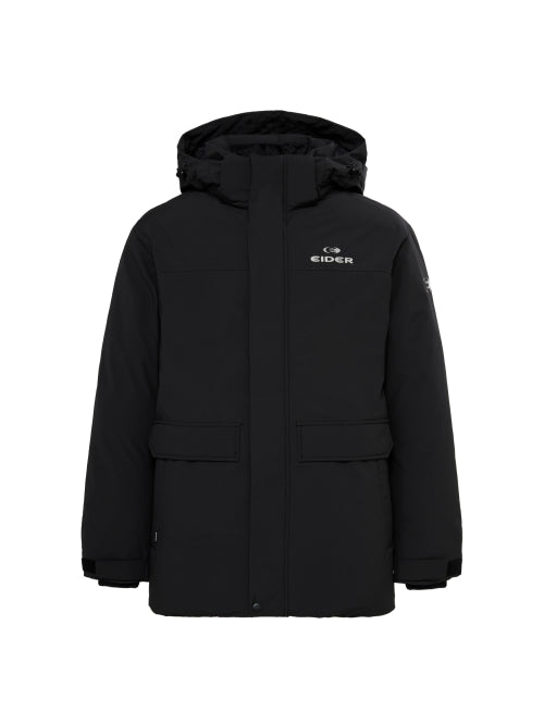 POP Basic Men's Middle Bomber Jacket_Black