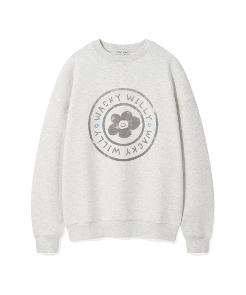 Women's Lily Circle Graphic Sweatshirt Oatmeal