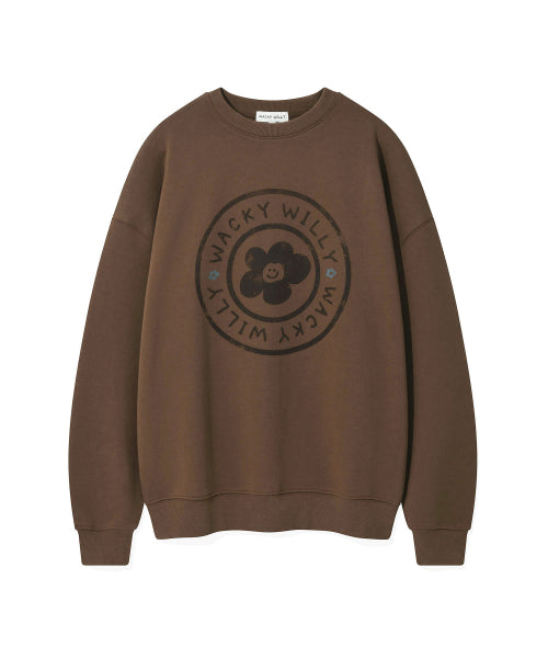 Women's Lily Circle Graphic Sweatshirt Brown
