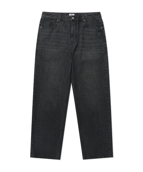 Basic denim pants black
