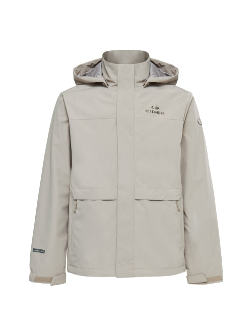 DEFENDER (Defender) Men's 2 L windproof jacket_Light Beige