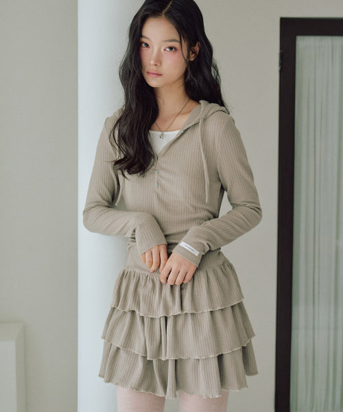 Eva Layered Tutu Dress [MOCHA]