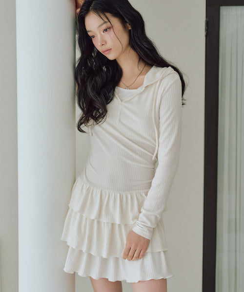 Eva Layered Tutu Dress [IVORY]