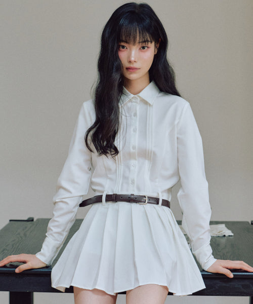 Bailey Linkle Free Shirt Dress [WHITE]
