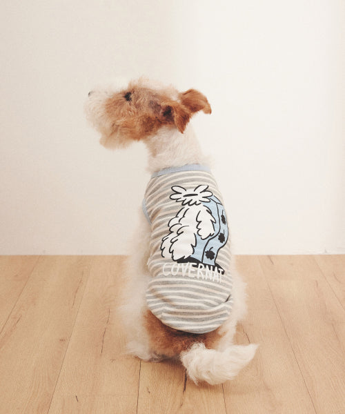 [COVERNAT X HAYDONNA] FLUFFYDOG PET SLEEVELESS