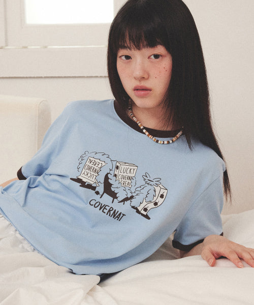 [COVERNAT X HAYDONNA] LUCKY CEREAL RINGER T-SHIRT