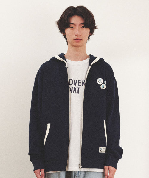 [COVERNAT X HAYDONNA] FLUFFYDOG ZIP-UP HOODIE