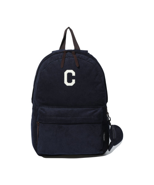 C Logo Corduroy Backpack