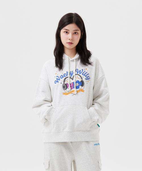 Women's Lily and Leo Graphic Hoodie Oatmeal