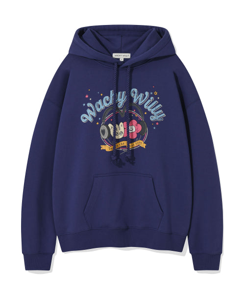 Women's Lily and Leo Graphic Hoodie Navy