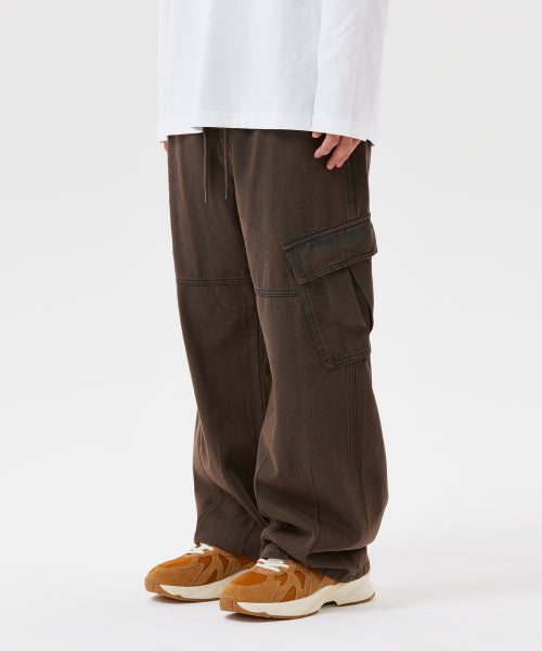 Easy Cargo Denim Pants Brown